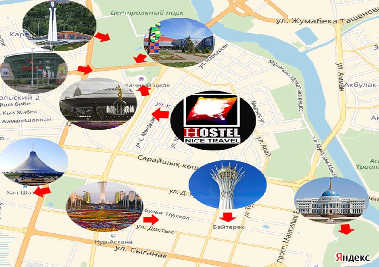 Hostel Nice Travel Astana Eksteriør billede